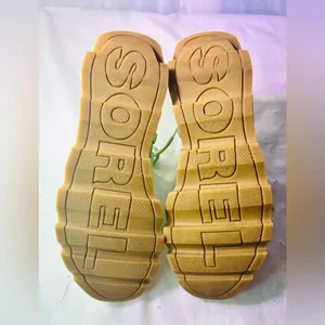 Sorel Mint Green Knit Lace-Up Athletic Sneakers thumbnail 10