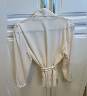Wilfred beautiful wrap long sleeve blouse thumbnail 2