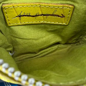 Free People Wallet Leather Crocodile Embossed Coin Purse chartreuse green spring thumbnail 5