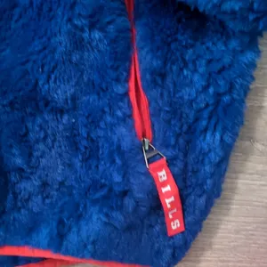 GIII Blue Red Fleece Buffalo Bills Pullover Size Small thumbnail 5