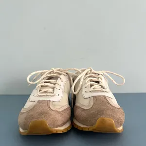 Tory Burch Annie Nylon Suede Ivory White Runner Sneakers thumbnail 2