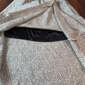 Sienna Sky Womens Cheetah Print A-Line Midi Skirt‎ Lined Large 02CS126 thumbnail 3