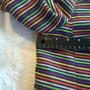 Talbot's Multicolor striped Long Sleeve Button Front Mandarin Collar Blazer 12 thumbnail 8