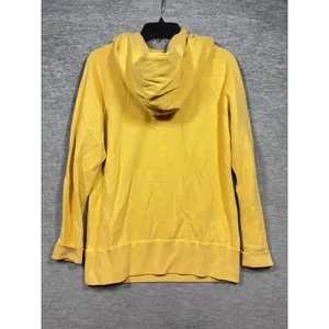 Vtg American Eagle‎ Outfitters Womens M Mustard Hoodie Pullover NY Cozy Fall thumbnail 5