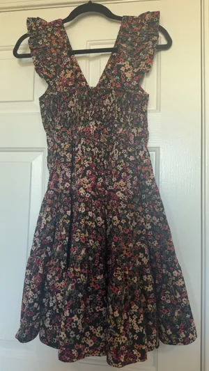 Abercrombie Dress Mini Floral Black thumbnail 2
