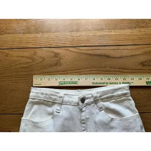 Saints & Hearts Women Size Small White Flare Jeans Boho Y2K Bell Bottom Hippie thumbnail 4