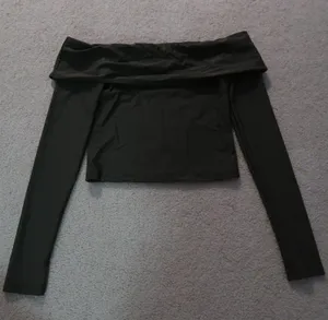 Edikted Green Off The Shoulder Top thumbnail 1