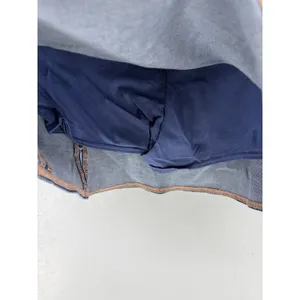 American Eagle Womens Denim Skort High Rise Next Level Stretch Blue 4 thumbnail 4