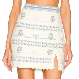 Love Shack Fancy Pawley Knit Mini Skirt Size Large thumbnail 1