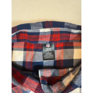 NFL New England Patriots Flannel Shirt Womens Large thumbnail 3