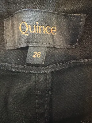 Quince Bella Stretch Patch Pocket Wide Leg Jeans 26 thumbnail 6