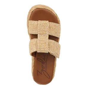 Zodiac Izzy Natural Woven Platform Slide‎ Sandals Size 9 thumbnail 7