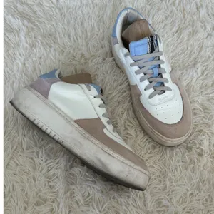 Shu‎ Shop Platform Sneakers Size 10 Leather Suede Colorblock Chunky Casual thumbnail 1