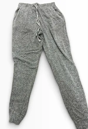 BP Nordstrom Brass Plum Loose Fit Women's Heather Gray Drawstring Joggers thumbnail 1