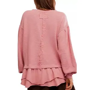 We The Free Maddie Long Sleeve Pullover by Free People size small thumbnail 2