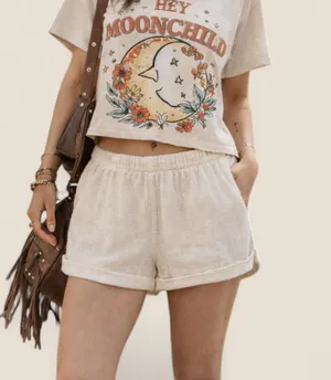 Urban Outfitters Out From Under Beach Boardwalk white Shorts NWT Small | coastal boho Y2K lounge thumbnail 1