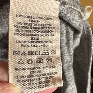 We The Free Free People Nori Relaxed Tee Gray Flowing Swing Top Size Small thumbnail 10