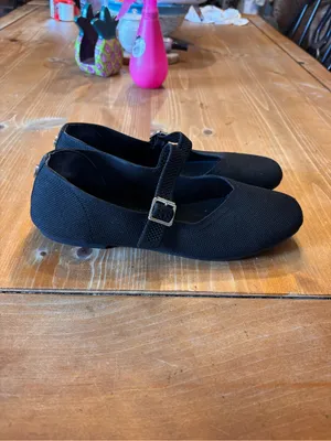 Steve Madden womens Richmond knit mary jane flats black 8.5M thumbnail 4