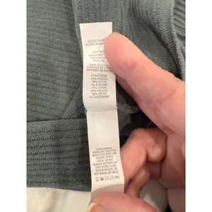 Offline by Aerie Sweater Womens Small Gray Cotton Knit Ribbed Boat Neck Casual thumbnail 6