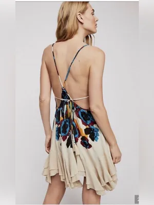 NWT Free People Sweet Lucy mini dress size small‎ thumbnail 2