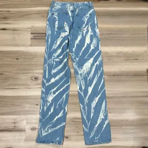Lioness Alabama Split Hem Straight Leg Tie Dye Jeans Women’s XS thumbnail 2