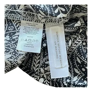 LOFT Womens Black White Paisley 3/4 Sleeve‎ Shift Dress Size Medium Classic thumbnail 8