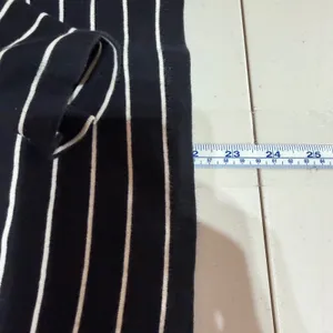 Lauren Ralph Lauren‎ Striped Long Sleeve Top Women M Black White Nautical Preppy thumbnail 7
