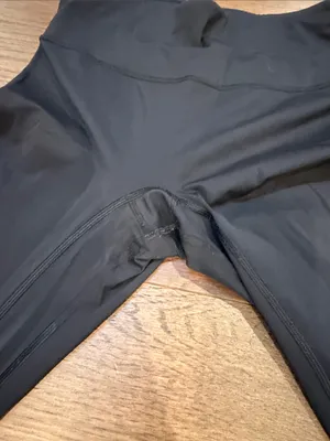Lululemon High Rise Black Athletic Cropped Legging Size 8 - C11-517 thumbnail 3