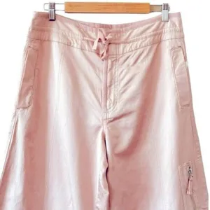 ANTHROPOLOGIE Pilcro Satin Cargo Parachute Pants Pink Combo Size 31 NEW thumbnail 10