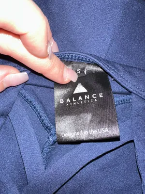 Balance Athletica Navy Sports Bra Small thumbnail 3