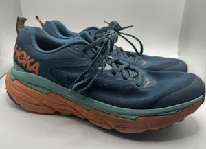 Hoka One One Challenger ATR 6 Womens 10 Real Teal Cantaloupe Trail Shoe thumbnail 1