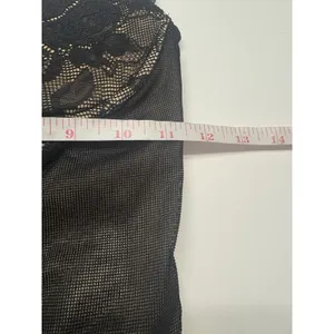 Victoria's Secret X Chantal Thomass Vintage Garter Teddy Lace Lingerie 34C Black thumbnail 14