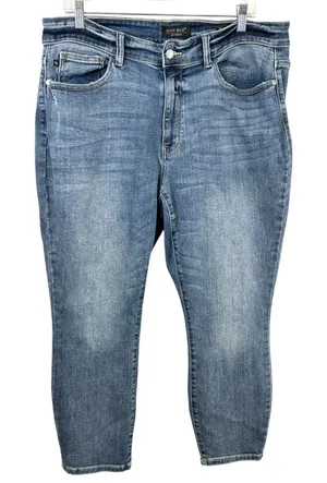 Judy Blue‎ Plus Size 18W Jeans Skinny High Rise Solid Stretch Denim 1108 thumbnail 1