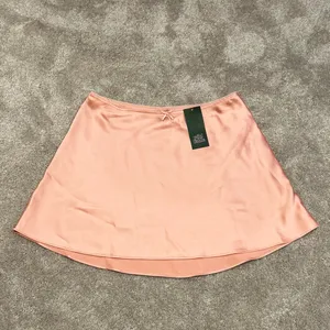 Wild Fable Pink Peach Orange Satin High-Low A-Line Mini Skirt Small NWT thumbnail 6