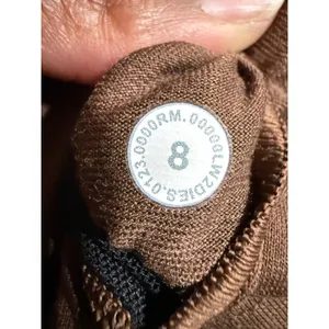 Lululemon Ribbed One Shoulder Yoga Bra Java Brown W2DIES Size 8 thumbnail 5