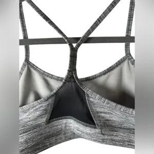 Lululemon Flow Y Bra IV Magnum Space Dye Grey‎ Size 8 thumbnail 8