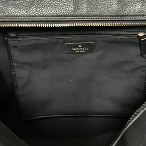 Kate Spade New York Ella Tote Bag Black With White Letters and Logo thumbnail 11