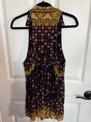 Free People Charlotte Sleeveless Tunic Top Large thumbnail 7