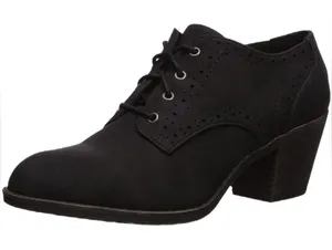 ROCKET DOG Selina Lane Black Faux Leather Lace Up Booties Shoes - Size 6 thumbnail 1
