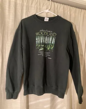 Forest Green Vintage Crewneck Sweatshirt thumbnail 1
