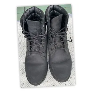 Timberland Ortholite Leather Waterproof Boots‎ Black 7.5M Womens A3340 thumbnail 5
