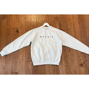 Brandy Melville John Galt one size white MADRID crewneck sweatshirt thumbnail 8