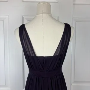 Dressbarn purple beaded waist midi dress thumbnail 5