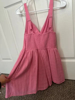 American Eagle Pink Romper thumbnail 3