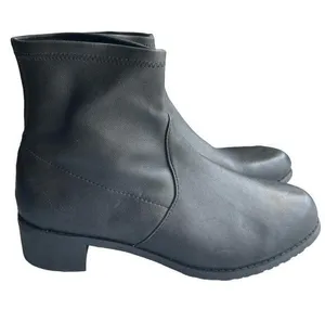 HUSH PUPPIES Ortholite Faux Leather Boots, US7 thumbnail 1