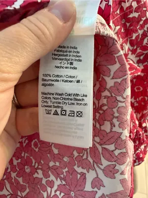 J. Crew Fuchsia and White Floral Popover Blouse Size XXS thumbnail 3