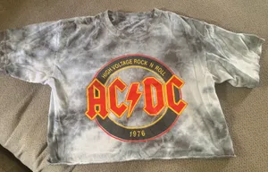 AC/DC Crop Top thumbnail 1