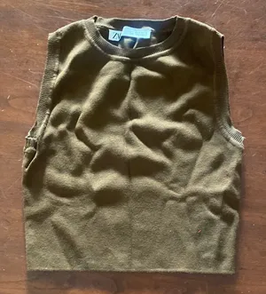 Zara Chocolate Brown Tank thumbnail 1