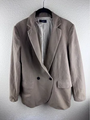 Theory DB Boy JKT Sleek Flannel 2 Blazer 6 Brown Virgin Wool Minimalist‎ Career thumbnail 1