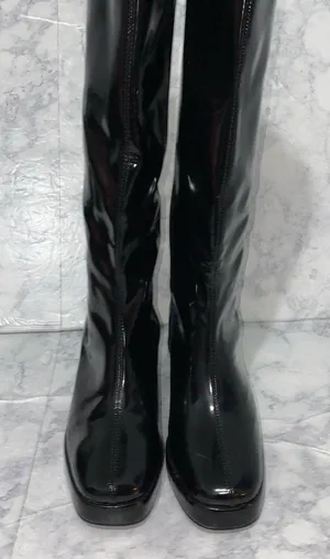 Princess Polly Black Marianne Boots thumbnail 1